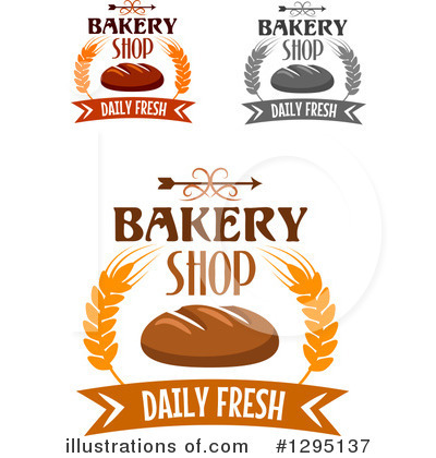 Royalty-Free (RF) Bread Clipart Illustration by Vector Tradition SM - Stock Sample #1295137