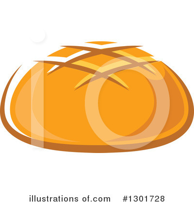 Bread Loaf Clipart #1301728 by Vector Tradition SM