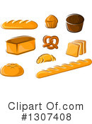 Bread Clipart #1307408 by Vector Tradition SM