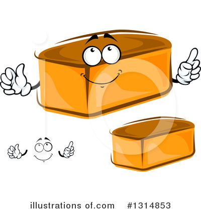 Royalty-Free (RF) Bread Clipart Illustration by Vector Tradition SM - Stock Sample #1314853