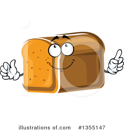 Royalty-Free (RF) Bread Clipart Illustration by Vector Tradition SM - Stock Sample #1355147