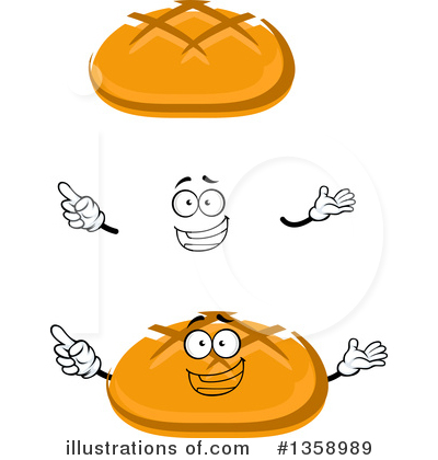 Royalty-Free (RF) Bread Clipart Illustration by Vector Tradition SM - Stock Sample #1358989