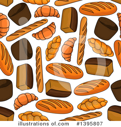 Royalty-Free (RF) Bread Clipart Illustration by Vector Tradition SM - Stock Sample #1395807