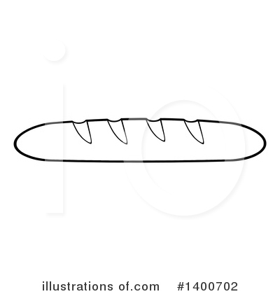 Royalty-Free (RF) Bread Clipart Illustration by Hit Toon - Stock Sample #1400702