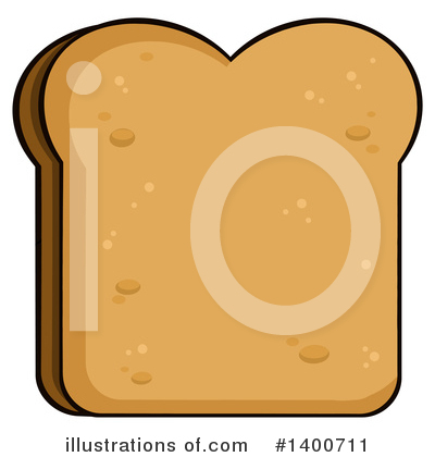 Royalty-Free (RF) Bread Clipart Illustration by Hit Toon - Stock Sample #1400711