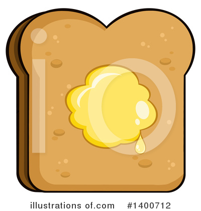 Royalty-Free (RF) Bread Clipart Illustration by Hit Toon - Stock Sample #1400712