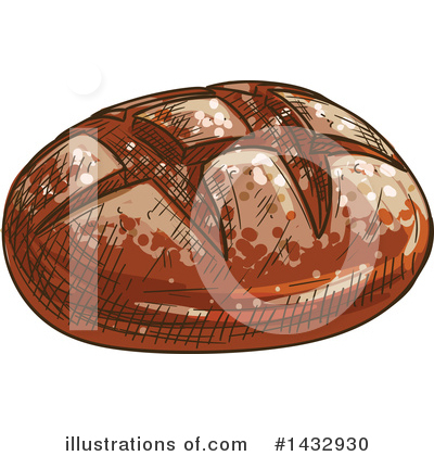 Royalty-Free (RF) Bread Clipart Illustration by Vector Tradition SM - Stock Sample #1432930