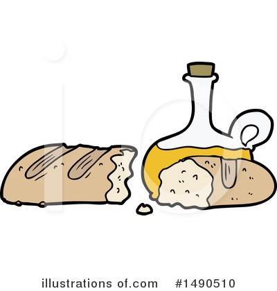 Royalty-Free (RF) Bread Clipart Illustration by lineartestpilot - Stock Sample #1490510