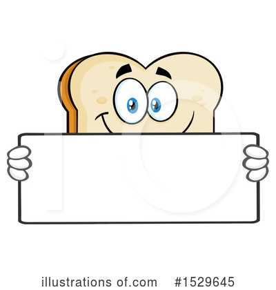 Bread Mascot Clipart #1529645 by Hit Toon