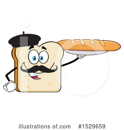 Royalty-Free (RF) Bread Clipart Illustration by Hit Toon - Stock Sample #1529659