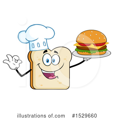 Royalty-Free (RF) Bread Clipart Illustration by Hit Toon - Stock Sample #1529660