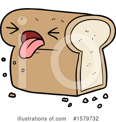 Bread Loaf Clipart #1579732 by lineartestpilot