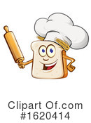 Bread Clipart #1620414 by Domenico Condello