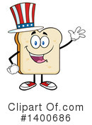 Bread Mascot Clipart #1400686 by Hit Toon