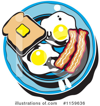 Royalty-Free (RF) Breakfast Clipart Illustration by Andy Nortnik - Stock Sample #1159636