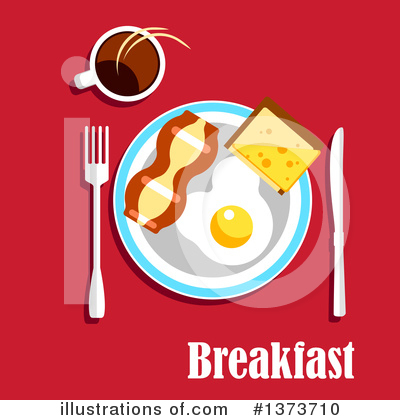 Royalty-Free (RF) Breakfast Clipart Illustration by Vector Tradition SM - Stock Sample #1373710