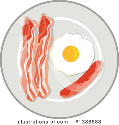 Royalty-Free (RF) Breakfast Clipart Illustration by patrimonio - Stock Sample #1388683