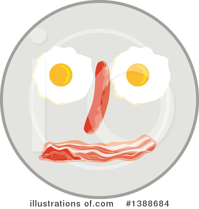 Royalty-Free (RF) Breakfast Clipart Illustration by patrimonio - Stock Sample #1388684