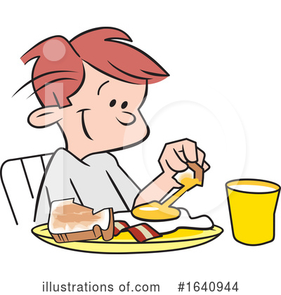 Royalty-Free (RF) Breakfast Clipart Illustration by Johnny Sajem - Stock Sample #1640944