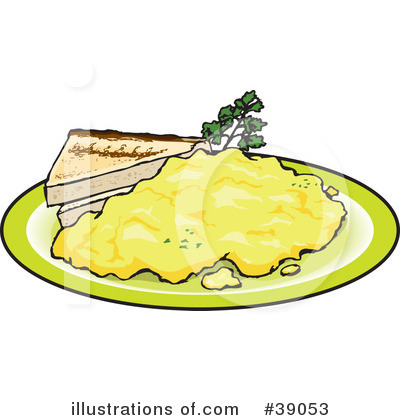 Royalty-Free (RF) Breakfast Clipart Illustration by Dennis Holmes Designs - Stock Sample #39053