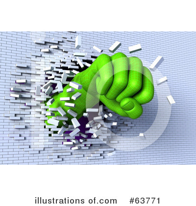 Royalty-Free (RF) Breakthrough Clipart Illustration by Tonis Pan - Stock Sample #63771