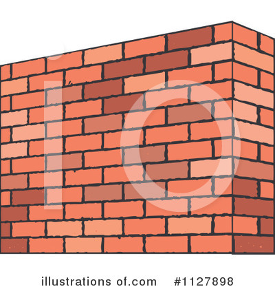 Brick Wall Clipart #1127898 by Lal Perera