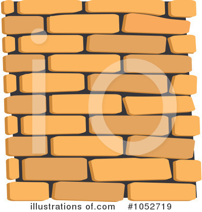 Royalty-Free (RF) Brick Wall Clipart Illustration by Lal Perera - Stock Sample #1052719