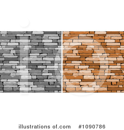 Brick Wall Clipart #1090786 by Vector Tradition SM