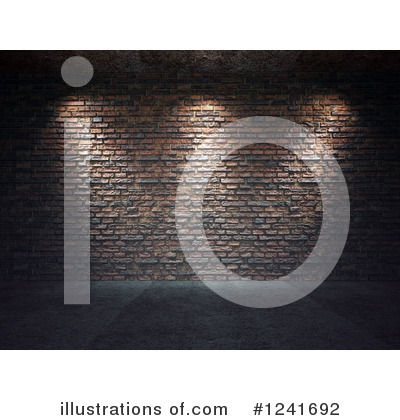 Royalty-Free (RF) Brick Wall Clipart Illustration by Mopic - Stock Sample #1241692