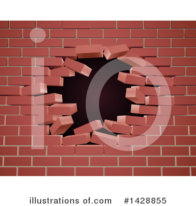 Royalty-Free (RF) Brick Wall Clipart Illustration by AtStockIllustration - Stock Sample #1428855