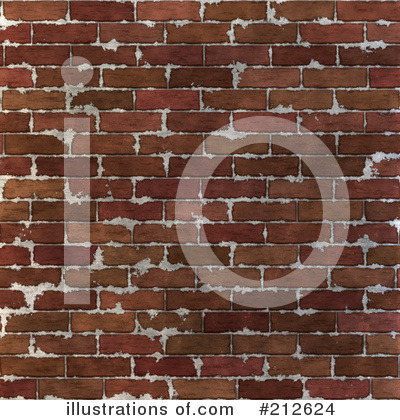 Royalty-Free (RF) Brick Wall Clipart Illustration by Arena Creative - Stock Sample #212624