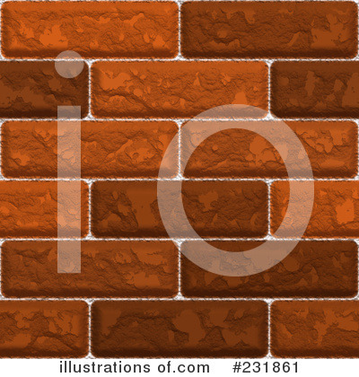 Royalty-Free (RF) Brick Wall Clipart Illustration by Arena Creative - Stock Sample #231861