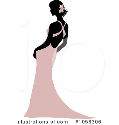 Royalty-Free (RF) Bride Clipart Illustration by Pams Clipart - Stock Sample #1058306
