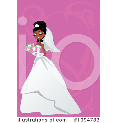Royalty-Free (RF) Bride Clipart Illustration by peachidesigns - Stock Sample #1094733