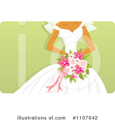 Royalty-Free (RF) Bride Clipart Illustration by Amanda Kate - Stock Sample #1107042