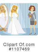 Bride Clipart #1107469 by Amanda Kate