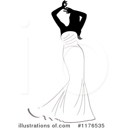 Royalty-Free (RF) Bride Clipart Illustration by Pams Clipart - Stock Sample #1176535