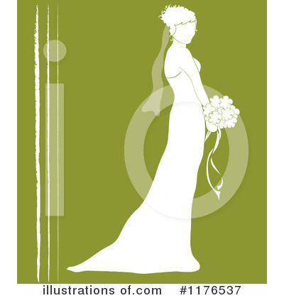 Royalty-Free (RF) Bride Clipart Illustration by Pams Clipart - Stock Sample #1176537