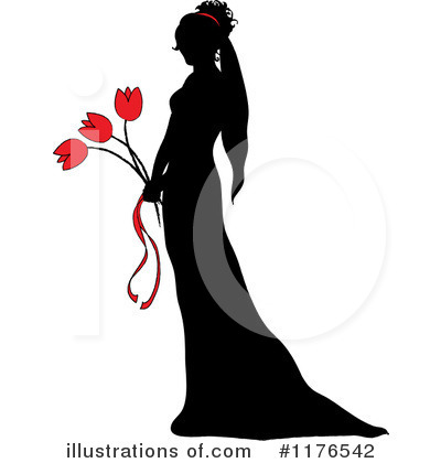 Royalty-Free (RF) Bride Clipart Illustration by Pams Clipart - Stock Sample #1176542