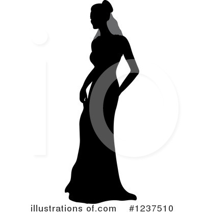 Royalty-Free (RF) Bride Clipart Illustration by Pams Clipart - Stock Sample #1237510