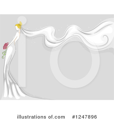 Royalty-Free (RF) Bride Clipart Illustration by BNP Design Studio - Stock Sample #1247896