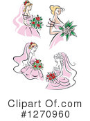 Bride Clipart #1270960 by Vector Tradition SM