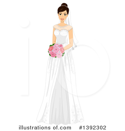 Royalty-Free (RF) Bride Clipart Illustration by BNP Design Studio - Stock Sample #1392302