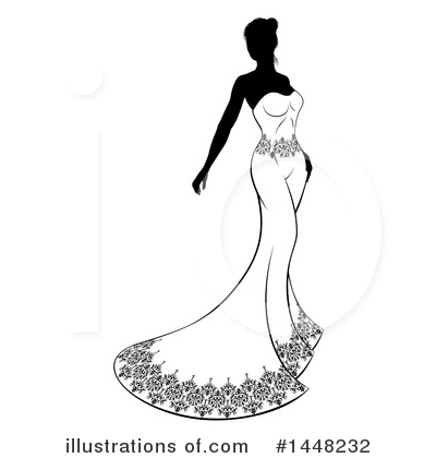 Royalty-Free (RF) Bride Clipart Illustration by AtStockIllustration - Stock Sample #1448232