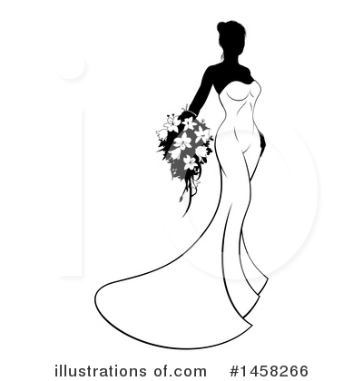 Royalty-Free (RF) Bride Clipart Illustration by AtStockIllustration - Stock Sample #1458266