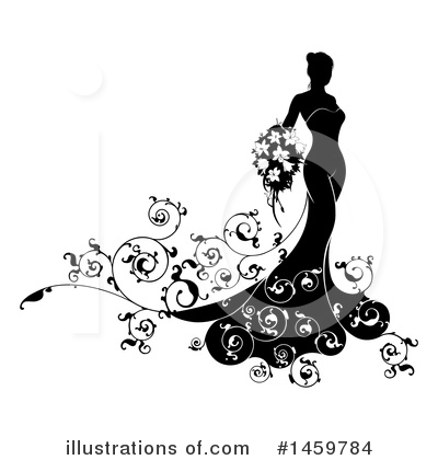 Royalty-Free (RF) Bride Clipart Illustration by AtStockIllustration - Stock Sample #1459784