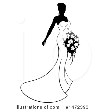 Royalty-Free (RF) Bride Clipart Illustration by AtStockIllustration - Stock Sample #1472393