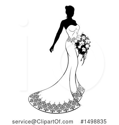 Royalty-Free (RF) Bride Clipart Illustration by AtStockIllustration - Stock Sample #1498835