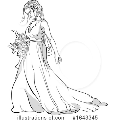Royalty-Free (RF) Bride Clipart Illustration by dero - Stock Sample #1643345