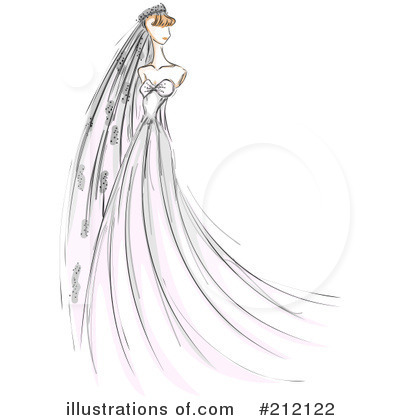 Bride Clipart #212122 - Illustration by BNP Design Studio
